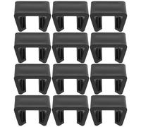 HAPINARY Clips para Muebles de Mimbre de Ratán 12 Piezas Ranura Interna 4,25 Cm, Sujetadores para Sofá Exterior, Conectores para Muebles de Terraza y Jardín, Fijadores Resistentes