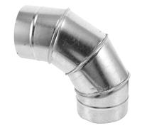 HAPINARY Codo de Tubo de Estufa Brs 3000t de Hierro Galvanizado de 90 Grados para Chimenea, Ligero y Fácil de Instalar en Ventilación de Cocina Profesional