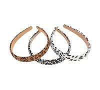 HAPINARY Colección De Diademas Versátiles 3 Piezas Diadema Retro Con Estampado De Cebra Diadema De Moda Para Ocasiones Especiales