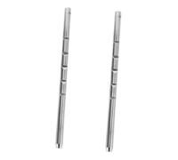 HAPINARY Colgador de Barra para Asiento de Automóvil y Rv y Fácil Instalación de Metal Plata, 2 Piezas Diseño Elegante, Soporte de Cuello para Reposacabezas de Coche