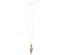 HAPINARY Collar Cascanueces Navidad Colgante Soldado Enamel Aleación Creativo Rojo Regalo Festivo Mujer Niñas