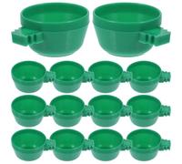HAPINARY Comedero para Pájaros para Jaula Clip Multifuncional y Gran Capacidad, Resistente y Fácil De Instalar, Tazón De Agua y Comida para Loros y Periquitos En Jaulas De Interior