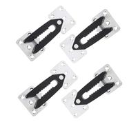 HAPINARY Conector de Sofá Ajustable de 4 Piezas en Acero y Plástico Color Plata Efecto de Carga para Accesorios de Muebles y Fijación de Sofá