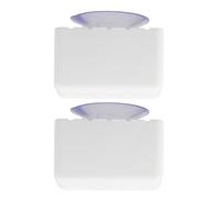 HAPINARY Conectores Antideslizantes para Valla Infantil, Base de Ventosa white de Plástico, 2 Piezas para Montaje Seguro en Parques Infantiles y Zonas de Juego Desmontables