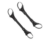 HAPINARY Conectores Para Cochecitos De Niño Dobles Para Padres, Aluminio Resistente, Color Negro, Diseño Pequeño y Portátil Para Paseos y Parque, Juego De 2 Piezas