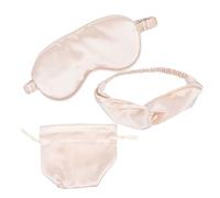 HAPINARY Conjunto Antifaz Para Dormir Diadema y Bolsa De Almacenamiento Para Viajes Antifaz De Seda Para Mujer Cubre Ojos Cómodo y Reutilizable