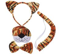 HAPINARY Conjunto Diadema Tigre y Nariz Disfraz Tigre Adulto Accesorios Cosplay