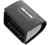 HAPINARY Contenedor de Acero Inoxidable para Desecho de Cuchillas de Afeitar Caja Portátil Segura y Compacta para Almacenamiento Barberías y Hogares