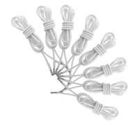 HAPINARY Cordones Elásticos para Silla Tumbona de Exterior, 8 Piezas de Goma y Látex, Accesorios Resistentes para Camping, Refuerzo Seguro y Duradero