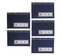 HAPINARY Cuaderno Chino Antiguo 5 Piezas sin Líneas, Cuaderno de Dibujo y Caligrafía, Estilo Vintage con Encuadernación Lineal, Papel para Escuela, Trabajo y Notas Creativas