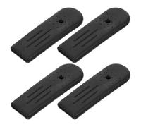HAPINARY Cubiertas de Goma Negra para Repuesto Palanca de Freno 2 Pares Agarre Cómodo Compatibles de Silla de Ruedas la Mayoría de Tipos de Sillas de Ruedas