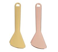 HAPINARY Cucharas para Maquillaje y Crema de Ojos 2 Piezas Cucharas de Superficie Suave Herramientas para Masaje Facial y Aplicación de Cosméticos