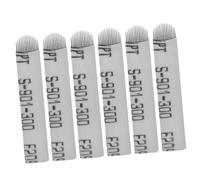 HAPINARY Cuchillas Para Cejas 50 Unidades Tamaño 14 u Forma Acero Inoxidable Blancas Uso Profesional Femenino Maquillaje Cejas Microblading