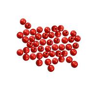 HAPINARY Cuentas de Madera 16mm para Pulseras y Collares Diy, 100 Piezas Rojo, Accesorio Manualidades para Hacer Joyería Artesanal, Obsequio Personalizado para Amigos