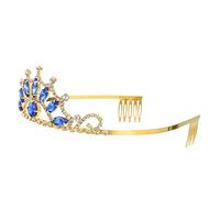 HAPINARY De Boda, Accesorios Para El Cabello, Elegante Tiara, Tocado De Novia, Tiara De Cristal, Tiara Nupcial, De Rendimiento, Tiara Para Mujer, De Boda Nupcial, Tiara De Cumpleaños,