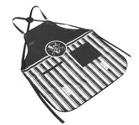 HAPINARY Delantal De Barbero Para Hombre Con Bolsillo Para Trabajo De Salón Sin Mangas Resistente Manchas De Tinte y Color