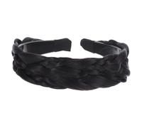 HAPINARY Diadema Cabello De Mujer Trenzada Postizo Sintético Aros Para Peluca Antideslizante
