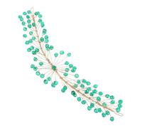 HAPINARY Diadema De Cristal Para Novia Diseño De Cadena Suave Accesorios Cabello Gemas De Imitación Aspecto Elegante y Natural Para Bodas