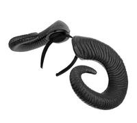 HAPINARY Diadema de Cuernos Negros de Espuma para Adultos, Accesorio Divertido y Original para Fiesta de Halloween y Disfraz de Bruja