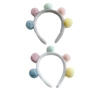 HAPINARY Diadema De Spa Con Diseño De Felpa Fabricada En Paquete De 2 Para Lavarse La Cara Tocado De Moda Accesorios Para El Cabello