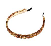 HAPINARY Diadema Tocado Cadena Acrílico Para Niña, Talla Única, Estilo Sencillo Retro, Accesorio Elegante Para Cabello Modelado, Uso Diario y Fiestas, Color Ámbar