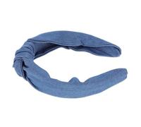 HAPINARY Diadema Vaquera Anudada Azul Oscura 1 Unidad Ancha Acolchada Antideslizante Para Mujer y Niña Uso Diario y Lavado De Rostro