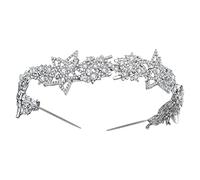 HAPINARY Díminos Star Props De Boda Girl Tiara Cadietos De Boda Tadera De Boda Boda De Novia De Novia De Boda Crown Crown Princess Crown Crown Crown Plate