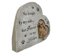 HAPINARY Dog Tombstone Statue Headstones Statue Ornament Dog Tribute Statue Resin Pet Grave Stone Statue Dog Memorial Ornament Dog Memorial Garden Stones Pet Grave Marker