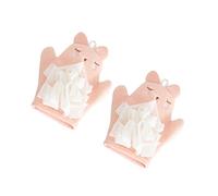 HAPINARY Esponjas De Baño Guantes De Esponja Vegetal Para Mujeres Y Hombres Guantes Exfoliantes Con Cordón Guantes De Baño Lavables A Máquina