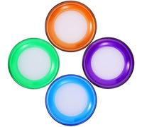 HAPINARY Esponjas Húmedas para Dedos para Contar Dinero en Billetes, Hechas de Plástico y Esponja, Paquete de 4 Piezas para Cajeros y Tesoreros en Oficina Color Aleatorio