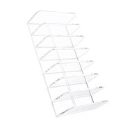 HAPINARY Estante De Escritorio Cosméticos Compartimentos Organizador De Maquillaje Compacto Almacenamiento De Polvos Compactos