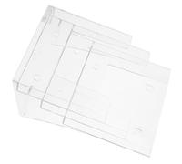 HAPINARY Expositor Folletos Acrílico para Pared, Revistero Moderno y Multifuncional, Organizador de Archivos de Revistas Fácil de Limpiar, Paquete de 2 Piezas