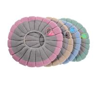 HAPINARY Funda para Asiento de Inodoro con Asa 37x42 Cm 4 Piezas de Felpa Gruesa Térmica Reutilizable Cojín Acolchado para Baño Invierno Hogar