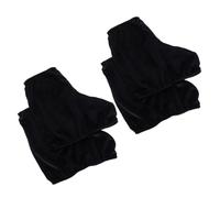 HAPINARY Fundas Negras de Poliéster para Patines de Hielo, Ajuste Ceñido y Cómodo, Diseño Elegante Entrenamientos y Presentaciones, Paquete de 2 Pares