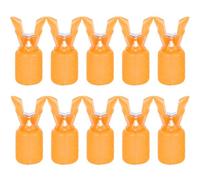 HAPINARY Fundas Protectoras Duraderas para Anzuelos de Pesca 10 Piezas Tamaño Pequeño Color Naranja 001 Tapas Antirrayaduras para Seguridad y Organización Pesca Marítima