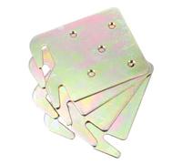 HAPINARY Gancho para Barandilla de Cama 4 Piezas Soporte Metálico y Bisagra Plegable, Accesorios para Rieles de Cama, Montaje Tornillos, Ideales para Muebles de Dormitorio