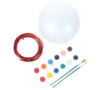 HAPINARY Globo Terráqueo de Espuma para Manualidades Pintura, Kit DIY que Promueve la Coordinación Mano-ojo, Adecuado Adolescentes en Proyectos Creativos
