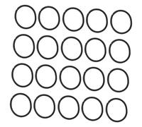 HAPINARY Gomas Elásticas 4mm Alta Elasticidad 100 Unids/set Negro Sin Metal Sujetador De Coleteros Accesorios Para El Cabello