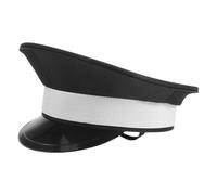 HAPINARY Gorra de Policía Ajustable para Adultos y Sombrero Realista para Disfraces de Oficial Accesorio Lavable para Fiestas de Halloween y Teatro