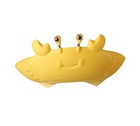 HAPINARY Gorro De Baño Infantil De Dibujos Animados Protector De Ojos y Oídos y Ligero Para Lavado De Cabello De Bebés y Niño Niña Color Limón Modelo Cangrejo