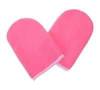 HAPINARY Guantes De Cera De Parafina Grosor Grueso Color Rosa Borde Blanco Spa Manos Mantenimiento Calor Para Cuidado De Cera Caliente Salones De Belleza
