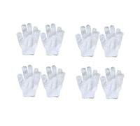 HAPINARY Guantes de Ducha Exfoliantes para Niños, Guantes de Baño de Nailon, 8 Piezas, Suaves y Coloridos, para Baño Infantil y Cuidado Corporal