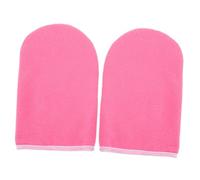 HAPINARY Guantes De Parafina Para Spa Talla Única Térmicos Para Cuidado De Manos Spa Profesional Cubremanos De Cera Caliente Rosa Borde Blanco Para Uso Salones De Belleza