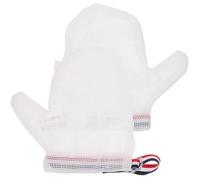 HAPINARY Guantes para Bebés Anti-scratch y Transpirables de Nylon Blanco Doble Malla y Ajuste de Cuerda Ideales Etapa de Dentición en Verano Color Aleatorio