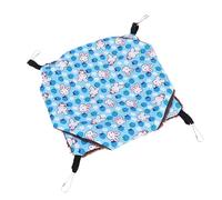 HAPINARY Hamaca para y Doble Capa Colgante para Hámster y Animales De Limpiar y Jaula Color Azul