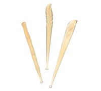 HAPINARY Herramienta para Limpiar Oídos 3 Piezas Cuchara para Cerumen Diseño Ergonomico 11Cm Limpieza Uso Doméstico para Adultos y Niños