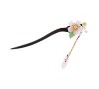 HAPINARY Horquilla De Con Flor Decorativa Pin De Moño Retro y Elegante Palillo De Agata Para Peinados
