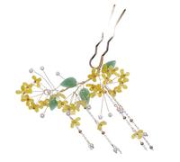 HAPINARY Horquilla Retro Movimiento De Pasos Cabello Horquilla De Flores y Palillos Chinos Cabello Accesorios Para Bodas y Eventos Tradicionales