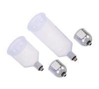 HAPINARY Juego de 4 Botellas Pequeñas para Pintura Capacidad de 7ml, 20ml y 40ml, Material Plástico y Metal, Diseño de Precisión Marcas de Escala para Proyectos de Manualidades y Enseñanza