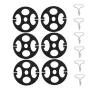 HAPINARY Juego De 6 Clips de Fijación Fundas de Asiento de Accesorios de Colgar de Flor de Ciruelo y Duraderos Compatible con Diversos de Vehículos